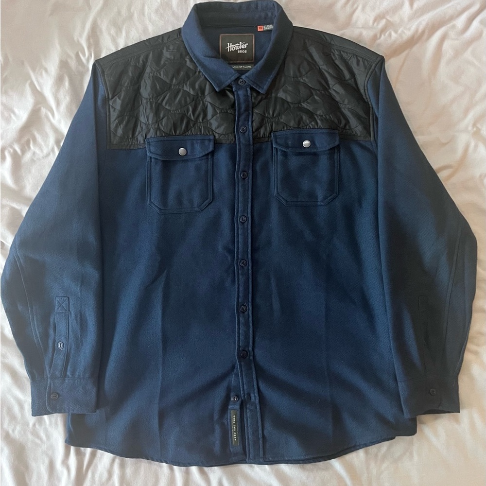 Howler Brothers Quintana Flannel Navy Shirt Jacket